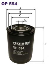 Масляний фільтр FILTRON OP594