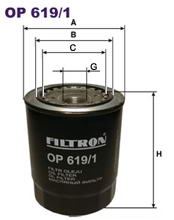 Фильтр масляный Filtron OP 619/1
