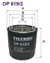 Фильтр масляный Filtron OP 619/2
