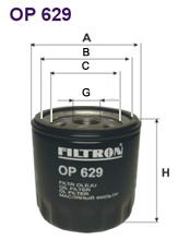 Фильтр масляный Filtron OP 629