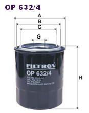 Фильтр масляный Filtron OP 632/4