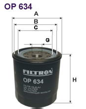 Масляний фільтр FILTRON OP634