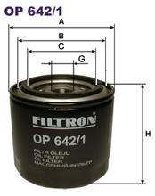 Фильтр масляный Filtron OP 642/1