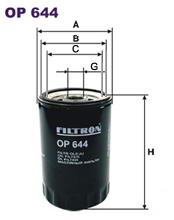 Фильтр масляный Filtron OP 644