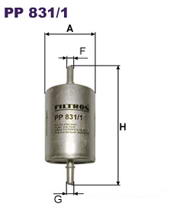 Фильтр топливный Filtron PP 831/1