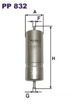 Фильтр топливный Filtron PP 832