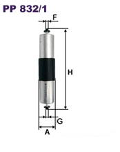 Фильтр топливный Filtron PP 832/1
