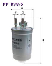 Фильтр топливный Filtron PP 838/5