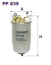 Фильтр топливный Filtron PP 839
