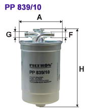 Фильтр топливный Filtron PP 839/10