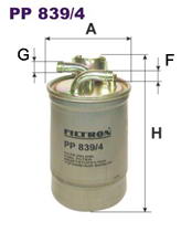 Паливний фільтр FILTRON PP839/4