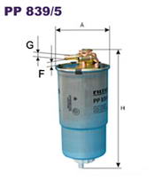 Фильтр топливный Filtron PP 839/5