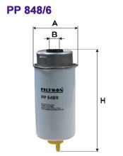 Фильтр топливный Filtron PP 848/6