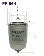 Паливний фільтр FILTRON PP864