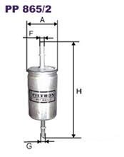 Фильтр топливный Filtron PP 865/2