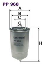 Фильтр топливный Filtron PP 968