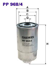 Паливний фільтр FILTRON PP968/4