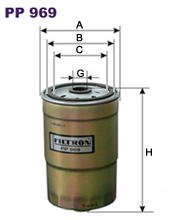 Паливний фільтр FILTRON PP969
