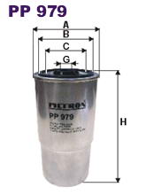 Фильтр топливный Filtron PP 979