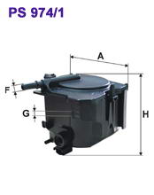 Фильтр топливный Filtron PS 974/1
