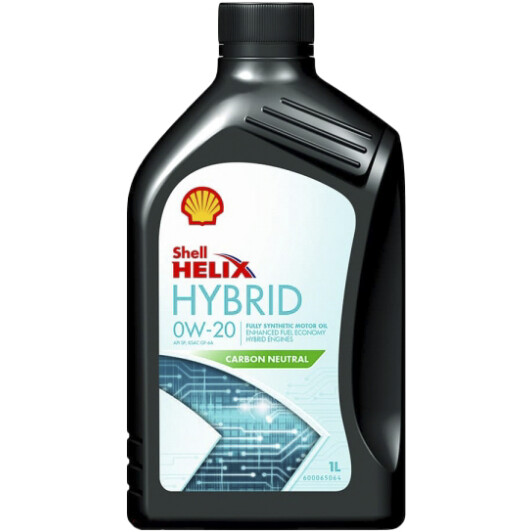 Масло моторное Shell Helix Ultra Hybrid 0W-20 (API SP; ILSAC GF-6A) 1л