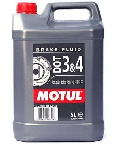 Тормозная жидкость MOTUL DOT 3&4 BRAKE FLUID 5 л