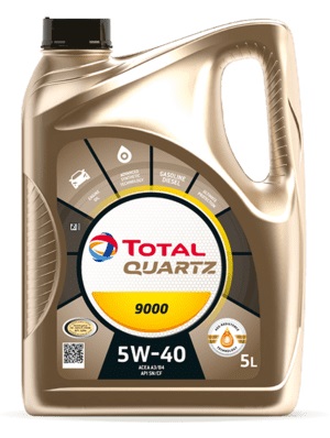 Моторное масло TOTAL QUARTZ 9000 5W-40 5л