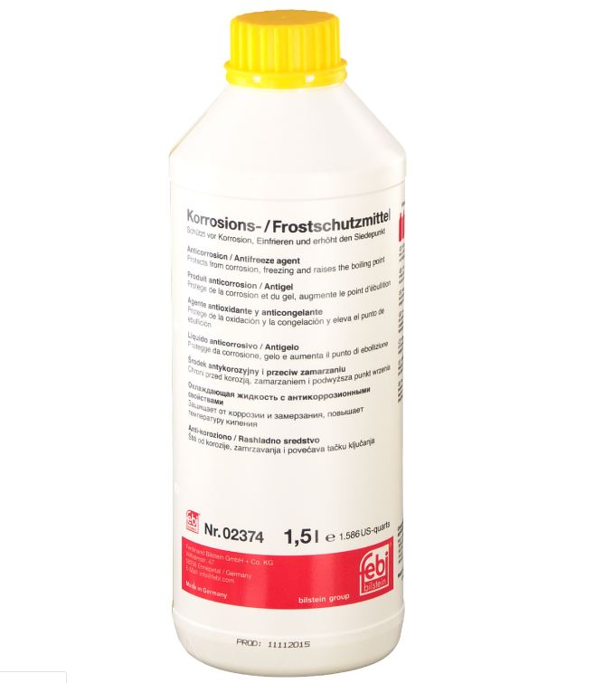 Антифриз FEBI G11 (жёлто-зеленый) 1,5л