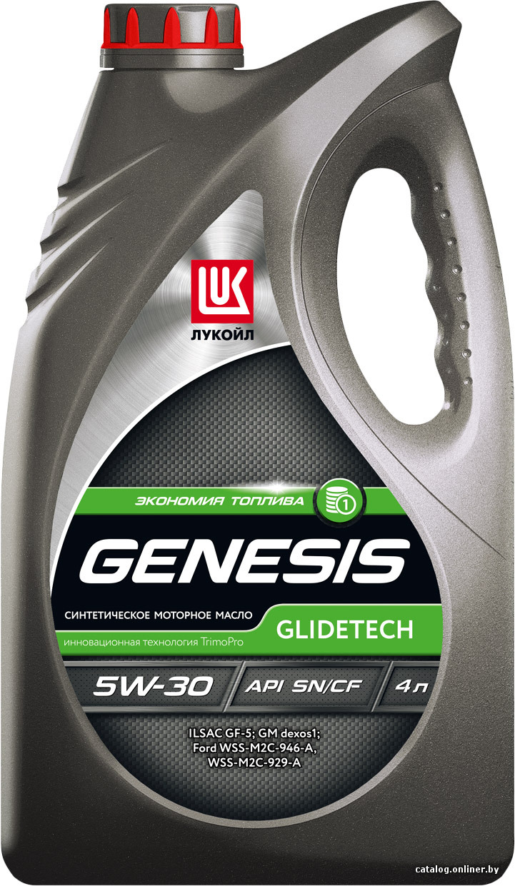 Масло моторное ЛУКОЙЛ Генезис Glidetech 5W-30 SN/CF 4л