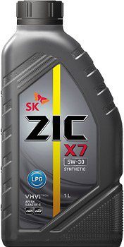 Моторное масло ZIC X7 LPG 5W-30 1 л