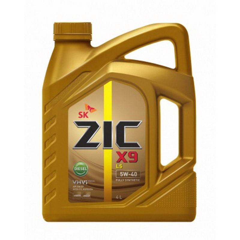Моторне масло ZIC X9 LS 5W-40 Diesel 4 л