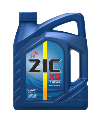 Моторне масло ZIC X5 15W-40 4 л