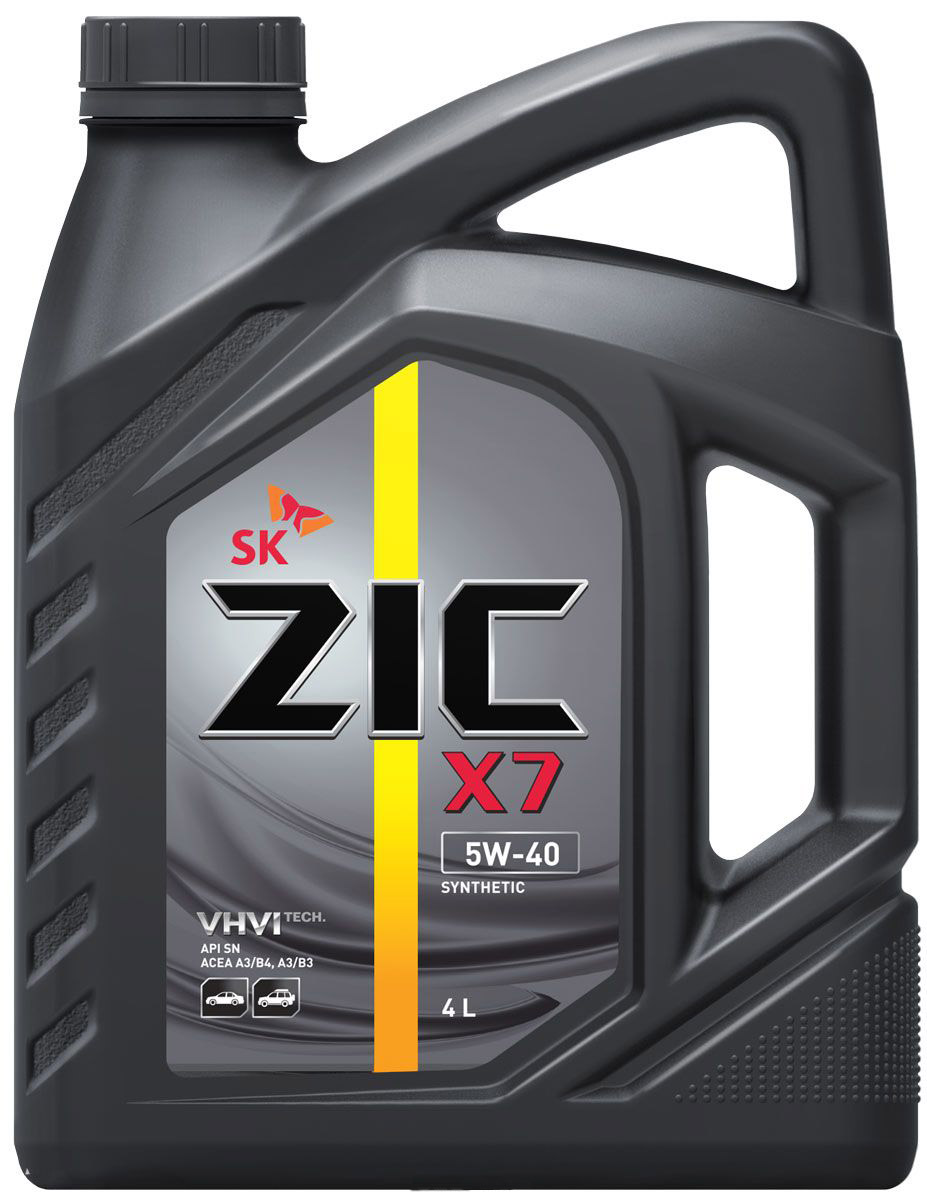 Моторное масло ZIC X7 5W-40 4 л