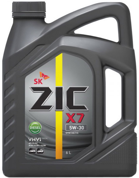 Моторное масло ZIC X7 5W-30 Diesel 6 л