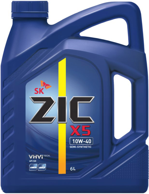 Моторное масло ZIC X5 10W-40-40 6 л