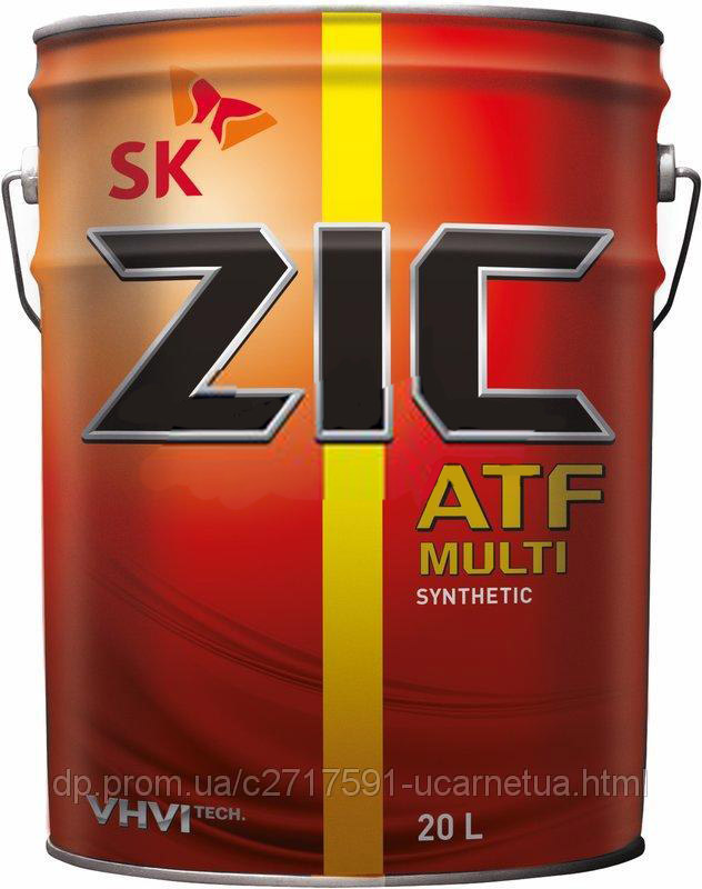 Трансмиссионное масло ZIC ATF MULTI 20л
