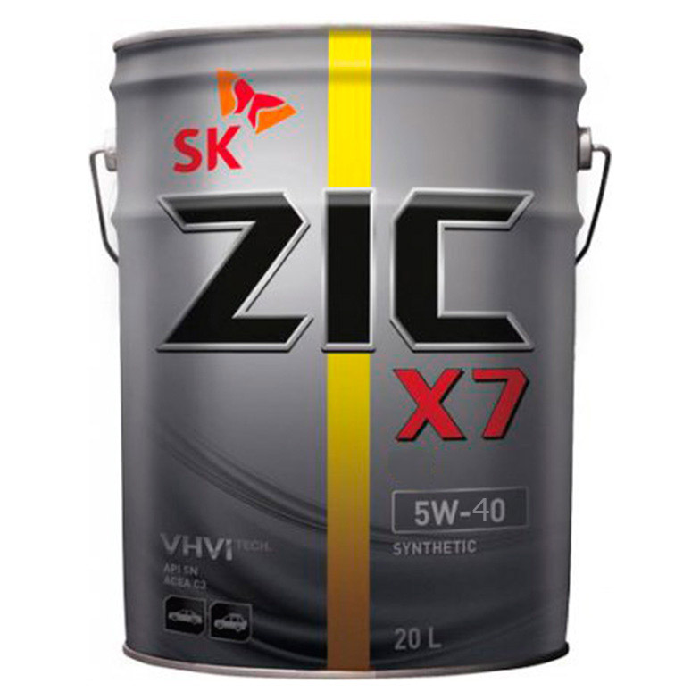 Моторное масло ZIC X7 5W-40 20 л