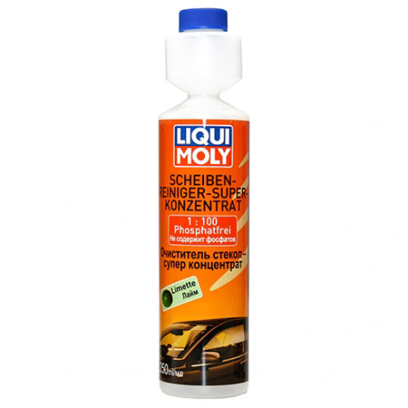 Очиститель LIQUI MOLY стекла (лайм) SCHEIBEN-REINIGER-SUPER KONZ. 0,25 Л