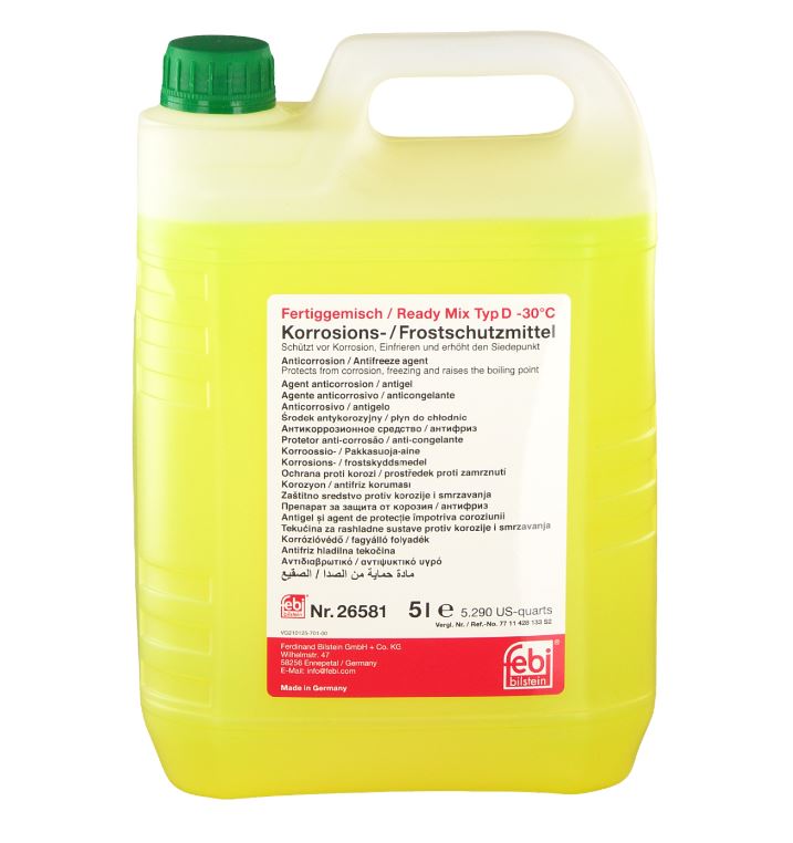 Антифриз FEBI Ready Mix (жёлто-зеленый) G11 5 л
