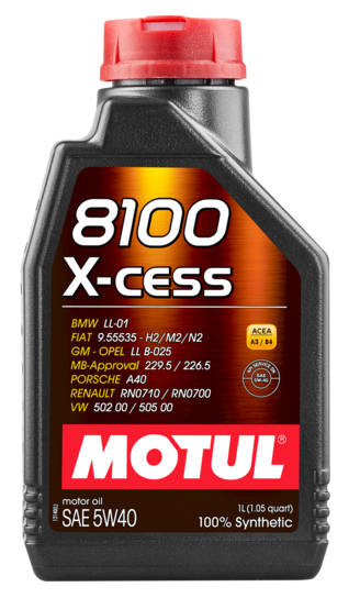Моторне масло MOTUL 8100 X-cess 5W-40 4л