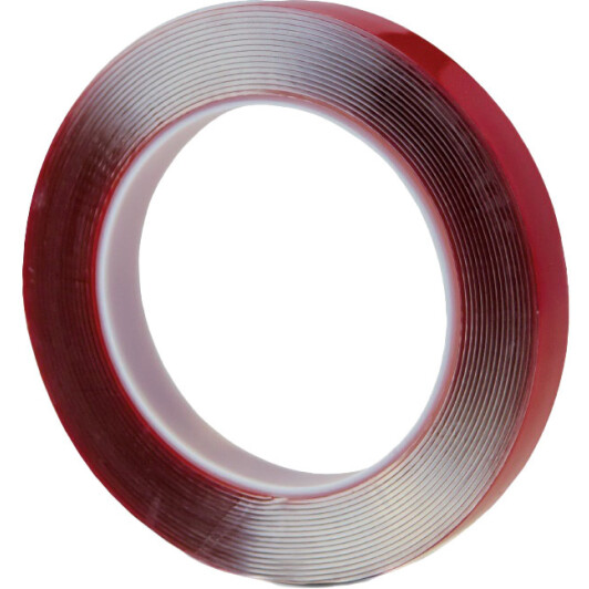 Скотч двухсторонний AXXIS 15mm x 5m профессиональный RED