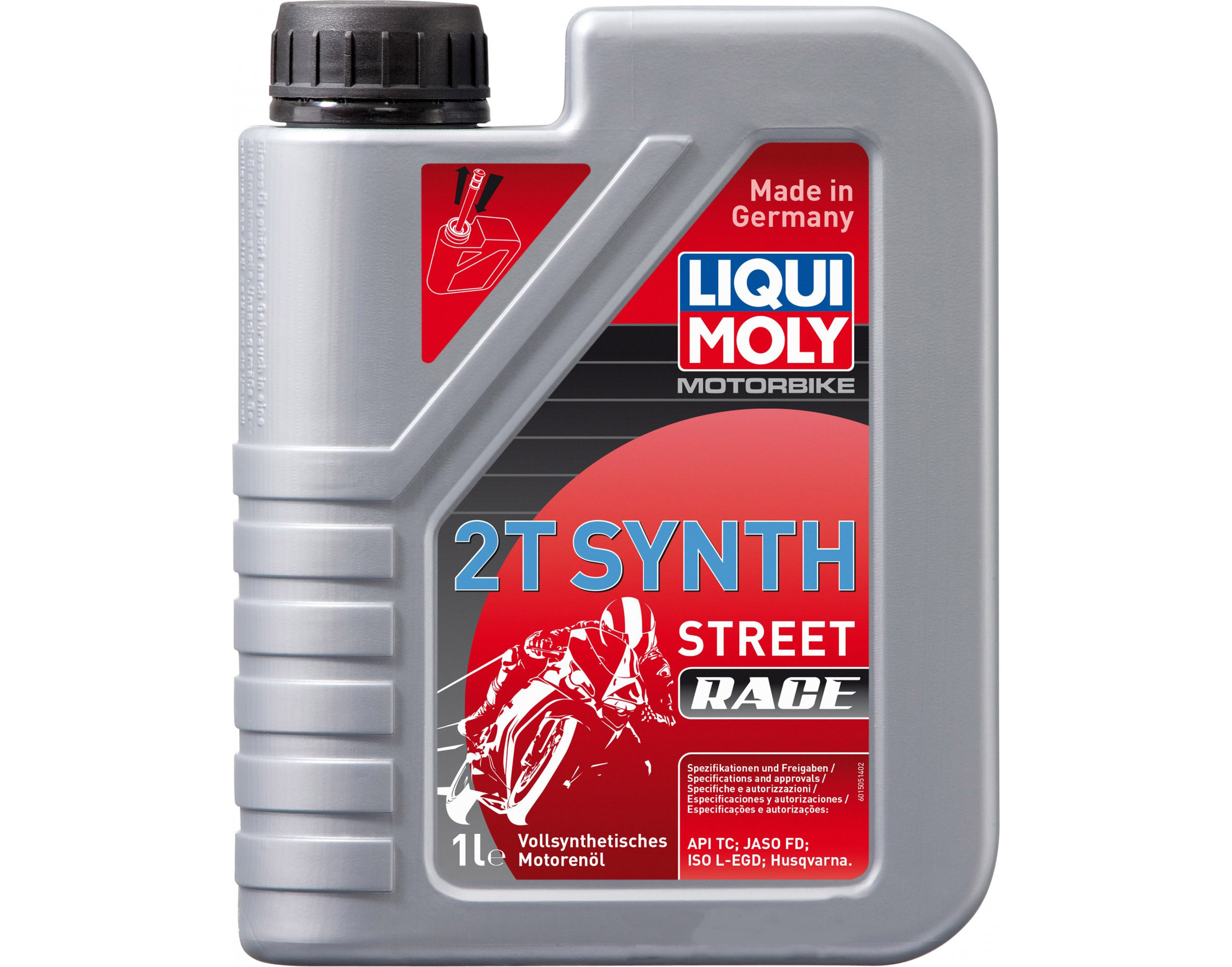 Моторна олива LIQUI MOLY MOTORBIKE 2T SYNTH STREET RACE 1Л