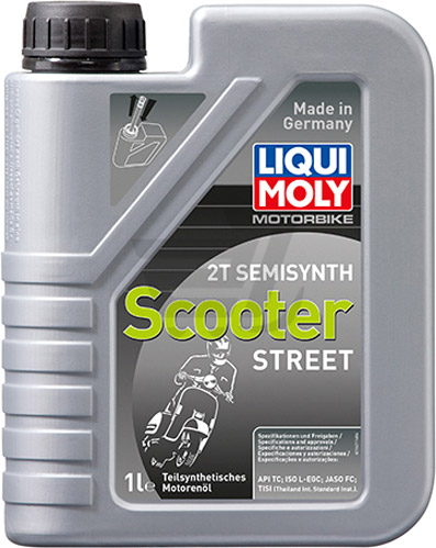 Моторна олива LIQUI MOLY MOTORBIKE 2T SEMISYNTH SCOOTER STREET 1Л