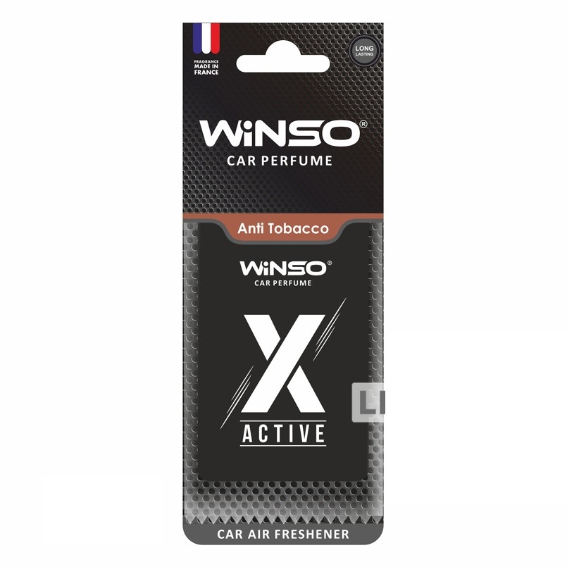Освіжувач повітря WINSO X Active ароматизатор целюлозний Anti Tobacco