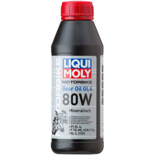 Масло LIQUI MOLY трансмиссионное GL-4 80W MOTORRAD GEAR OIL 80W 0,5Л
