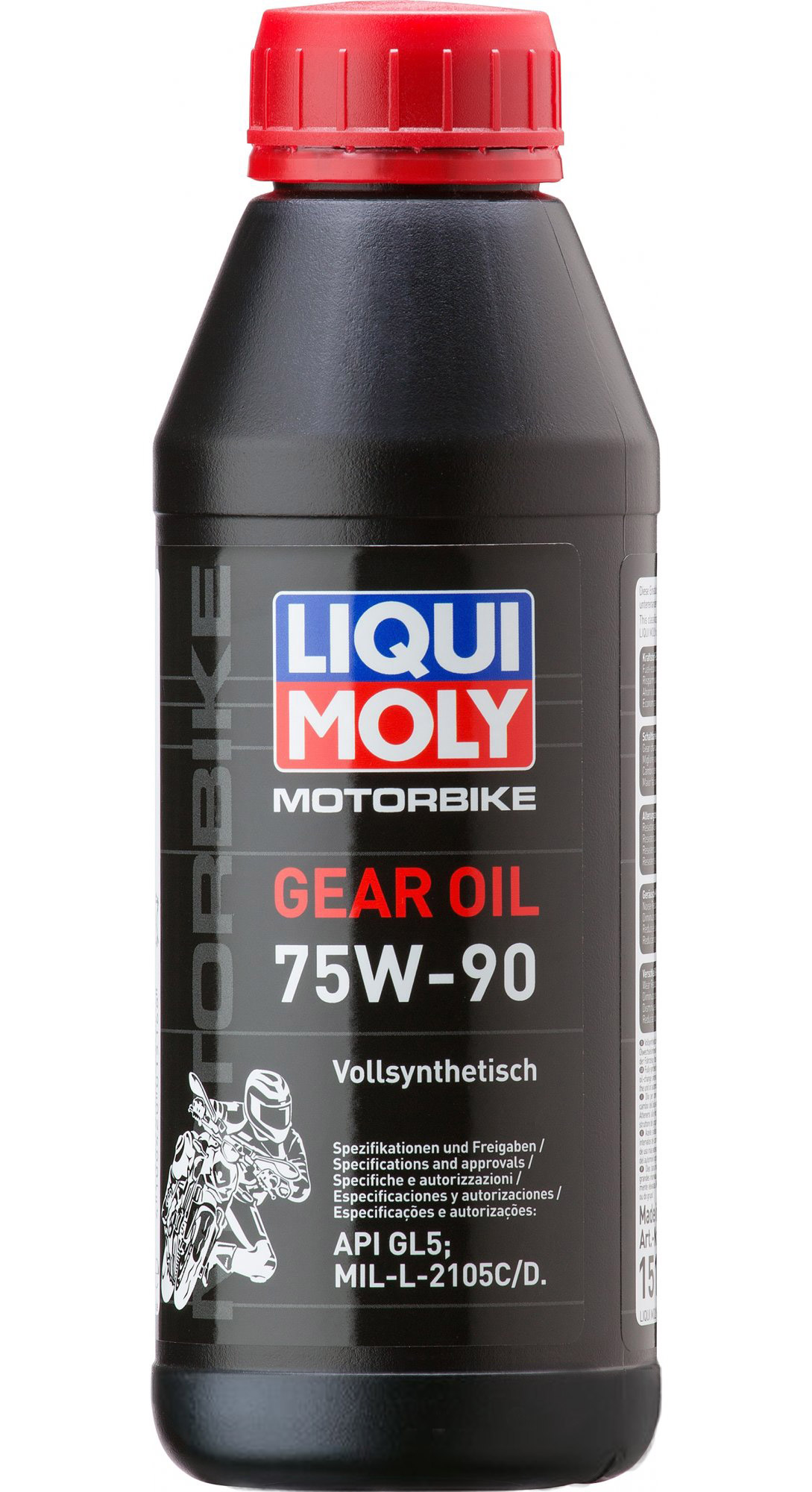 Масло LIQUI MOLY для мото-трансмиссий MOTORBIKE GEAR OIL SAE 75W-90 0,5Л