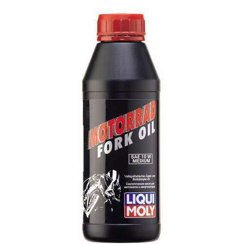 Масло LIQUI MOLY для мотовилок и амортизаторов MOTORBIKE (MOTORRAD) FORK OIL 10W MEDIUM 0,5Л