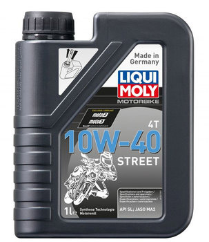 Масло моторное LIQUI MOLY MOTORBIKE 4T 10W-40 STREET 1Л