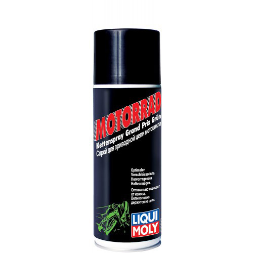 Спрей LIQUI MOLY MOTORBIKE KETTENSPRAY GRAND PRIX GRUN 0,2Л
