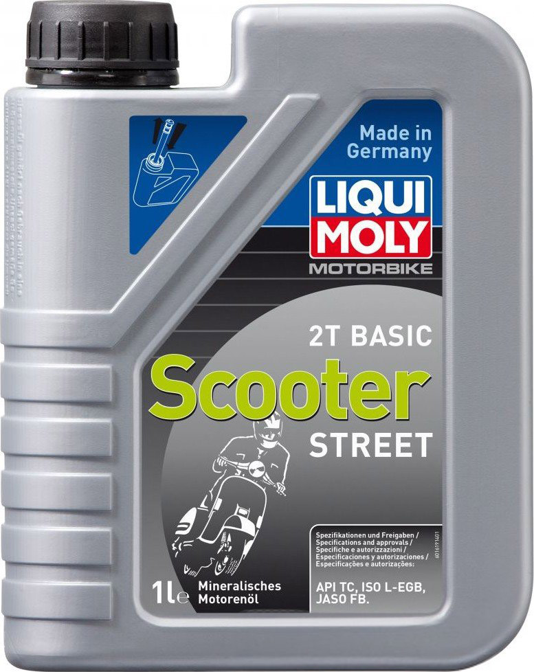 Моторна олива LIQUI MOLY MOTORBIKE (MOTORRAD) 2T BASIC SCOOTER STREET 1Л